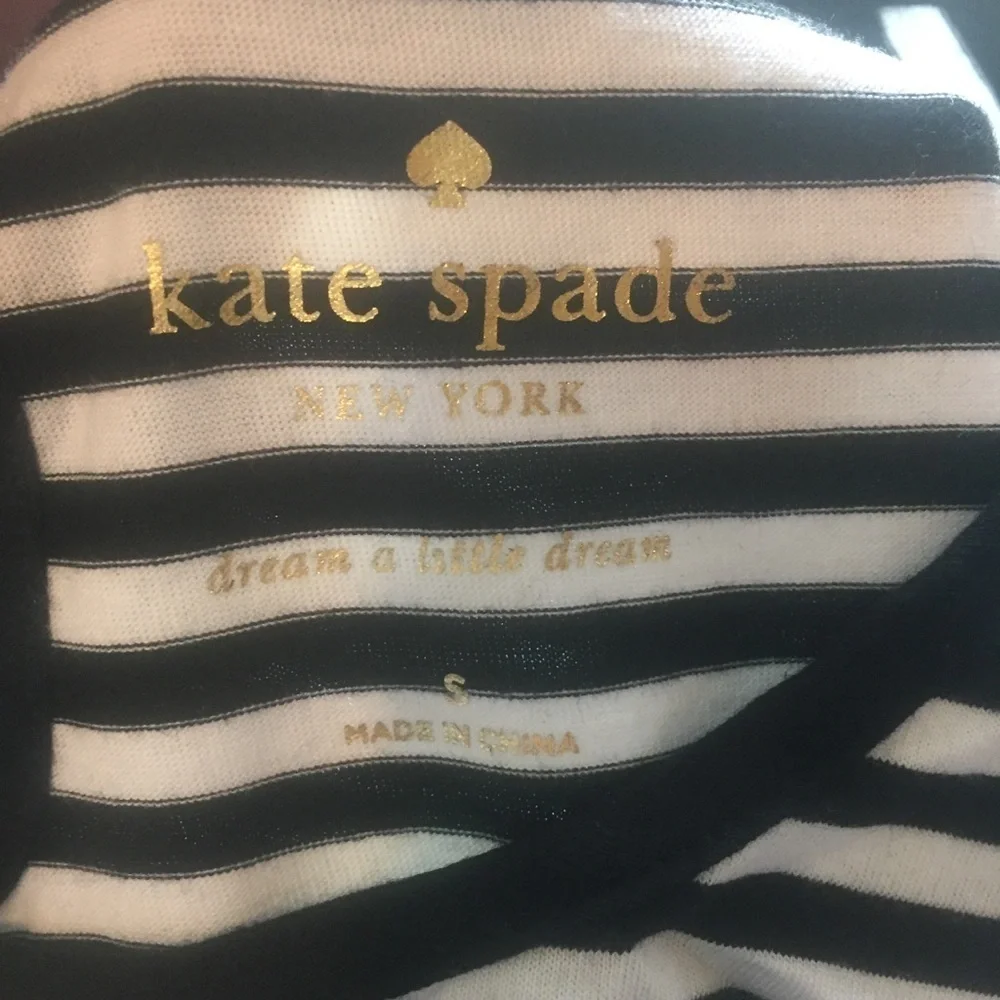Kate Spade Sleep Striped Tank Top Peplum